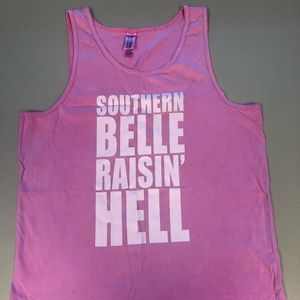 Southern belle tank top